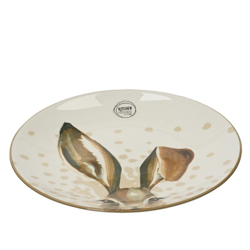 Osterteller mit Hase kaufen dekorativer Teller Ostern 21,5 cm